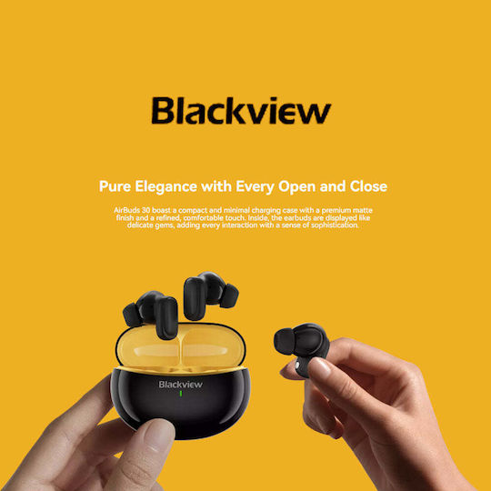 BlackView AirBuds 30 Bluetooth Handsfree Earphones with Sweat Resistance and Charging Case Black