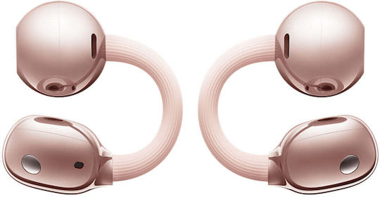 Huawei FreeClip 2 Open Ear Bluetooth Handsfree Ακουστικά με Αντοχή στον Ιδρώτα και Θήκη Φόρτισης Ροζ Χρυσά