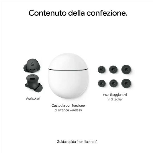 Google Pixel Buds 2a Bluetooth Handsfree Earphones with Sweat Resistance and Charging Case Hazel