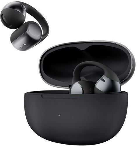 Shokz OpenDots ONE Open Ear Bluetooth Handsfree Ακουστικά με Αντοχή στον Ιδρώτα και Θήκη Φόρτισης Μαύρα