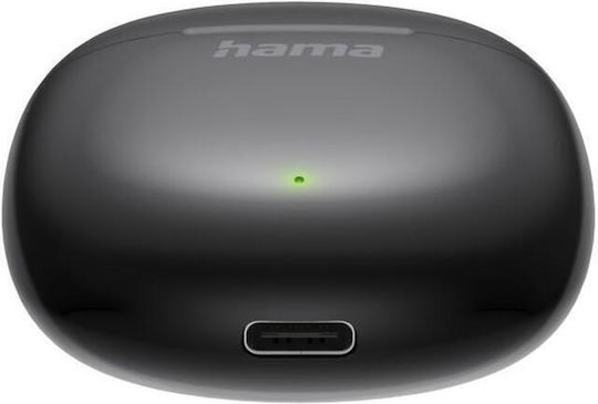 HAMA Action One Earbud Bluetooth Handsfree Earphones with Charging Case Black