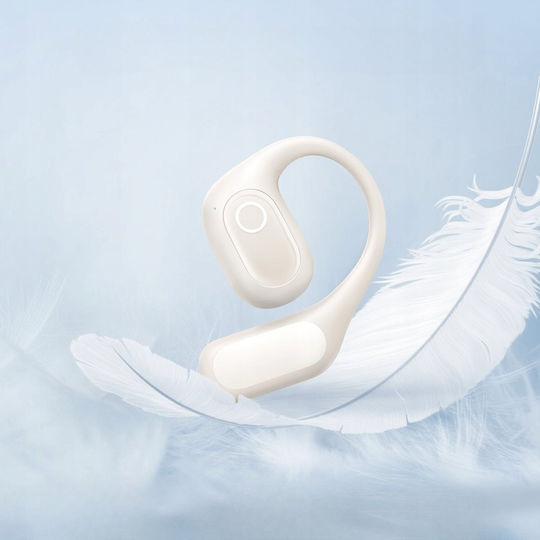 Baseus Eli 2i Fit Open Ear Bluetooth Handsfree Headphones with Sweat Resistance and Charging Case White