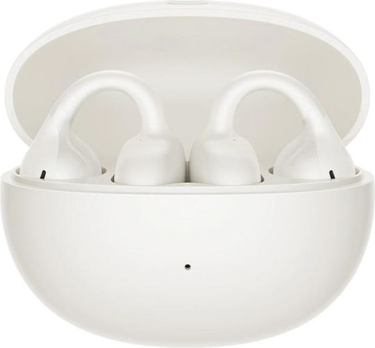 Baseus BC1 Open Ear Bluetooth Безжични Слушалки с Калъф за Зареждане Бели