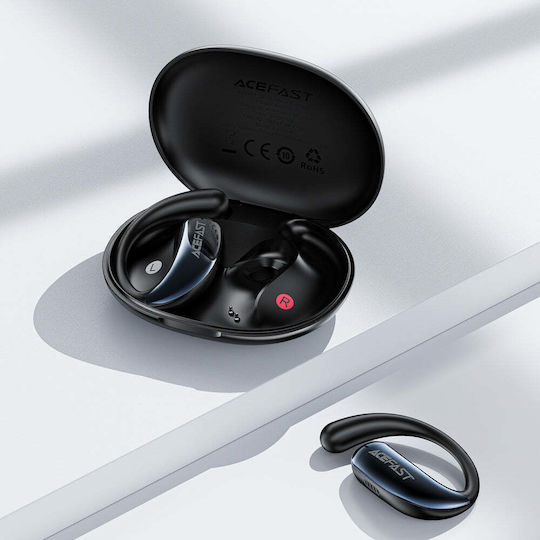 Acefast FA005 Acefit SE Open Ear Bluetooth Handsfree Earphones with Sweat Resistance and Charging Case Black