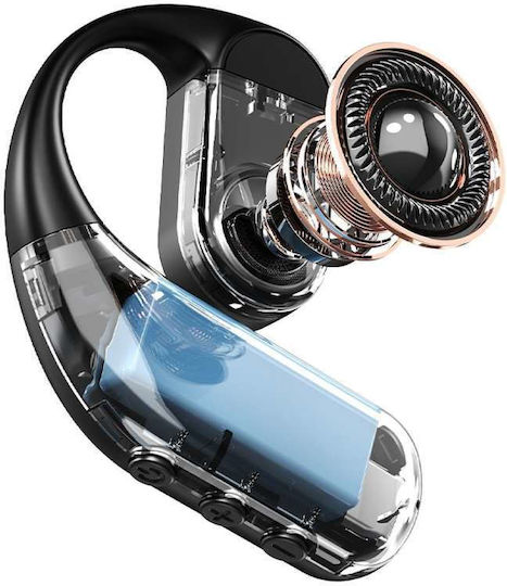 Blue Star Hook In-Ear Bluetooth Kopfhörer Ακουσgerät Schwarz