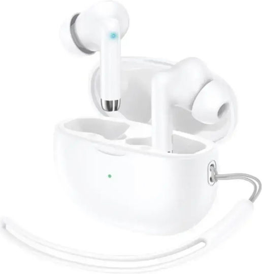 Foneng BL136 In-ear Bluetooth Handsfree Căști cu Carcasă de Încărcare Alb