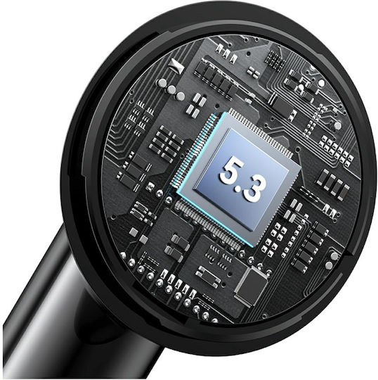 Usams Echo E03 In-ear Bluetooth Handsfree Căști cu Carcasă de Încărcare Negru