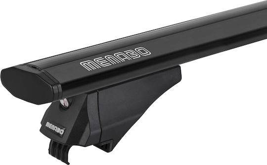 Menabo Aluminum Roof Bars Leopard XL Black 135 Cm Black Color Audi Q8 E-tron 5 Doors 2022 Me Flush Rails 2 Pieces 12360/mb Mp.12360/mb-15
