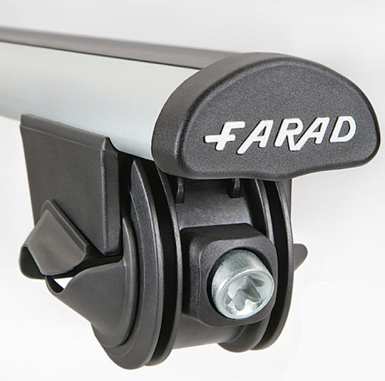 Farad Roof Bars Aluminum 2010-2017 (with Roof Rack Legs and Lock) Silver