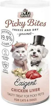 Pet's Dessert Picky Bites Răsfățuri Ficat De Pui 50 G
