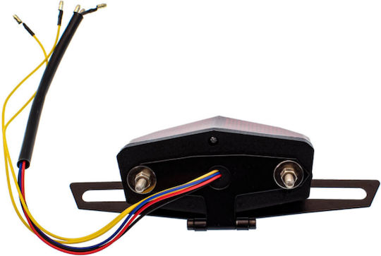 Motorcycle LED Tail Light Flash Stop Running 12V 19 SMD Rotating Base IP66 HW-0324
