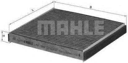 Филтър за Автомобилна Кабина Mahle Lak 490