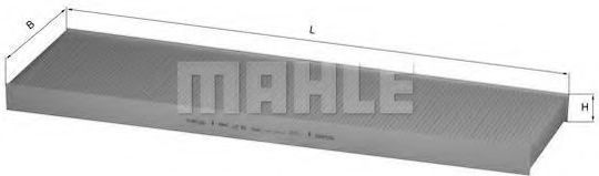 Mahle La 85 Auto Innenraumluftfilter