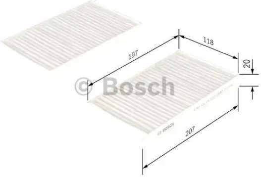 Innenraumfilter Hyundai Tucson Set 2 Stück Cu20005-2