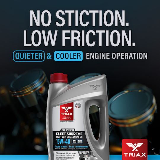 Triax Fleet Supreme Synthetic Car Oil 5W-40 18.92lt TRX1091