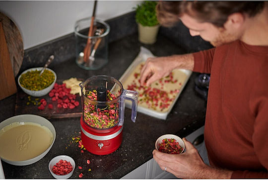 Kitchenaid Πολυκόπτης Multi 24W με Δοχείο 1.19lt Κόκκινος