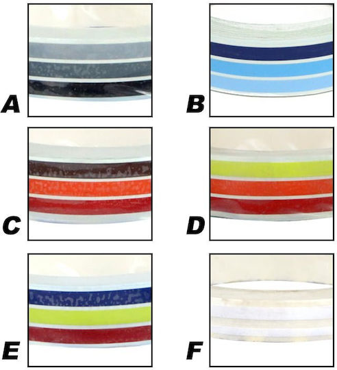 Bandă Autocolantă Auto Decorstrip 0.5x900cm Roșu Portocaliu Maro