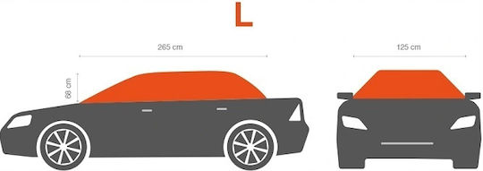 Half Covers for Car with Carrying Bag 265cm Waterproof