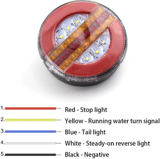Трейлър Осветление LED с Винтове 24V 1 Брой