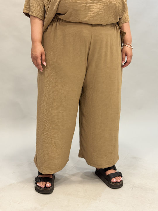 Damen Zip-Culottes Beiges