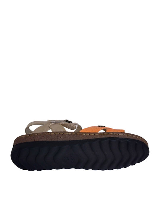 Women's Flat Sandals Beige
