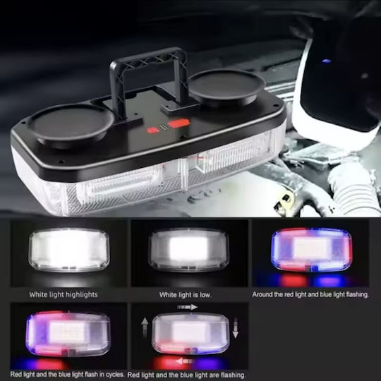 Car Beacon LED with Red Lighting