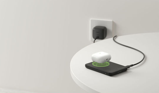 Belkin BoostCharge Slim Magnetic Qi2 Power Bank 5000mAh 15W With USB-C Output Port Black