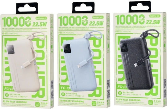 Remax GC-15 Power Bank 20000mAh με Θύρα USB-A και Θύρα USB-C Power Delivery Μαύρο