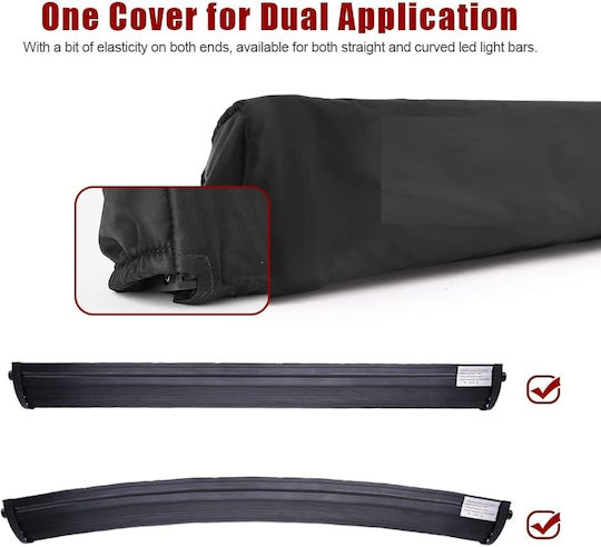 Carcasă de protecție impermeabilă pentru bară LED 42 inch 107cm negru