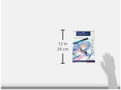 Faber Castell A4 Mixed Media Spiral Pad 250gsm 30 Sheets 791419 5022510791419