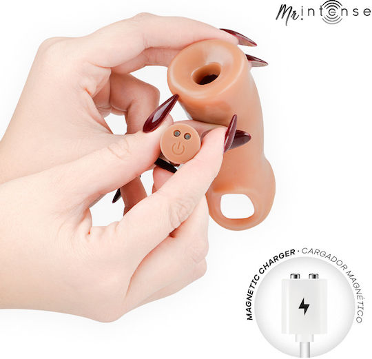 Mr Intense Arnold L Ultra-realistic Vibrating Penis Sleeve Remote Control 16 Cm Ã' 4.5 Cm