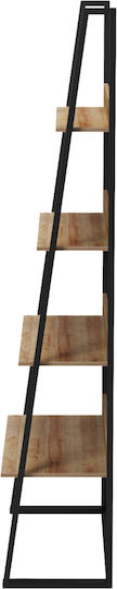 Βιβλιοθήκη Izabel Καφέ 75x36x185εκ.