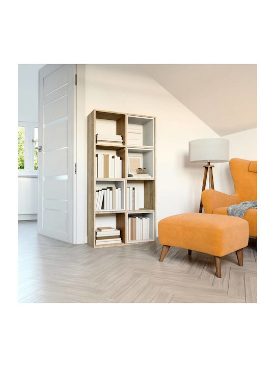 Malax Sonoma Bookcase 147x4x75cm