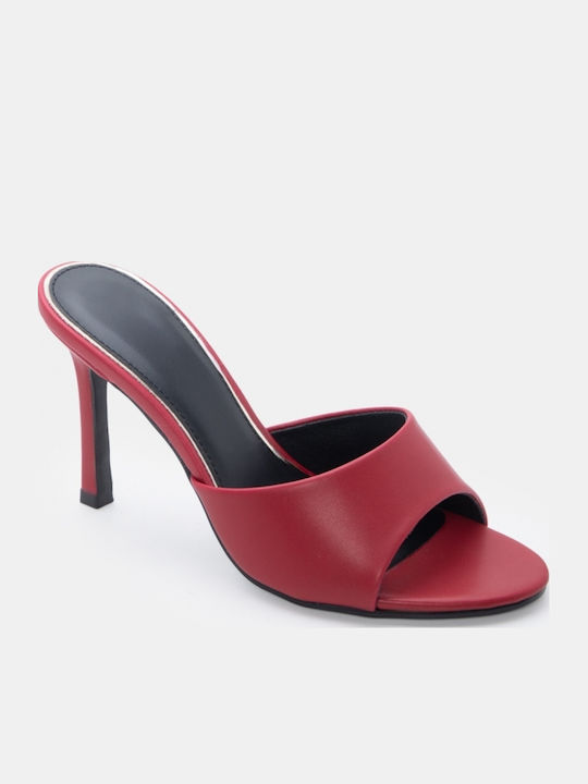 Damen Sandalen Burgundische