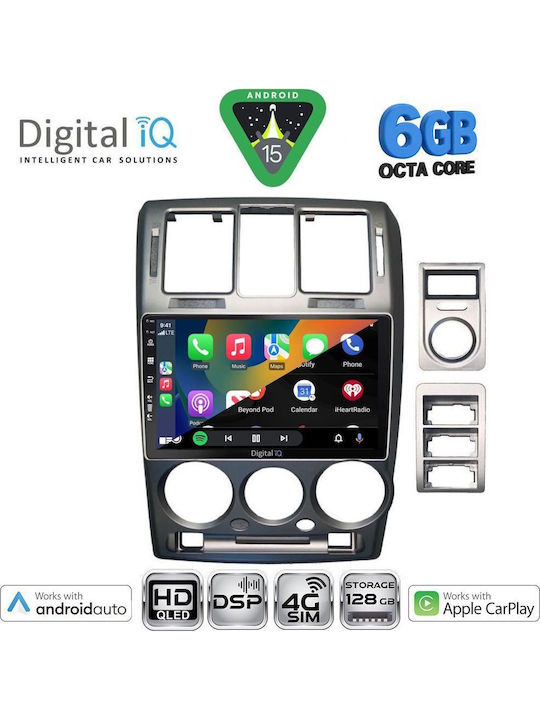 Digital IQ Car Audio System for Hyundai Getz 2002-2011 Bluetooth USB WiFi GPS Apple CarPlay Android Auto with 9" Touch Screen