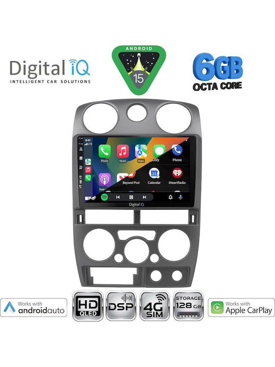 Digital IQ Car Audio System Isuzu D-Max 2008-2012 Bluetooth USB WiFi GPS Apple CarPlay Android Auto with 9" Touch Screen
