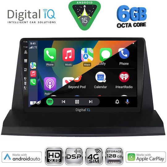 Digital IQ Car Audio System for Lexus NX 2014-2022 (Bluetooth/USB/WiFi/GPS/Apple CarPlay/Android Auto) with 9" Touch Screen