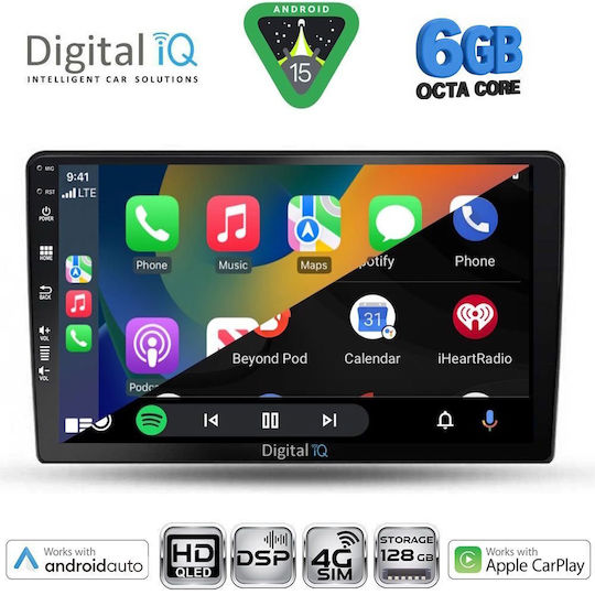 Digital IQ Ηχοσύστημα Αυτοκινήτου για Nissan X-Trail 2004-2007 (Bluetooth/USB/WiFi/GPS/Apple-Carplay/Android-Auto) με Οθόνη Αφής 10"