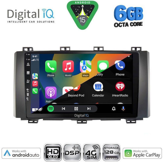 Digital IQ Car Audio System for Seat Ateca 2017-2022 (Bluetooth/USB/WiFi/GPS/Apple CarPlay/Android Auto) with 9" Touch Screen