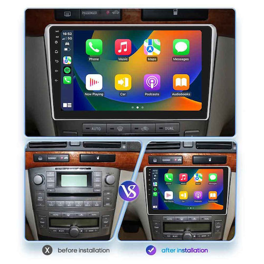 Digital IQ Car Audio System for Toyota Avensis 2003-2009 Bluetooth USB WiFi GPS Apple CarPlay Android Auto with 9" Touch Screen