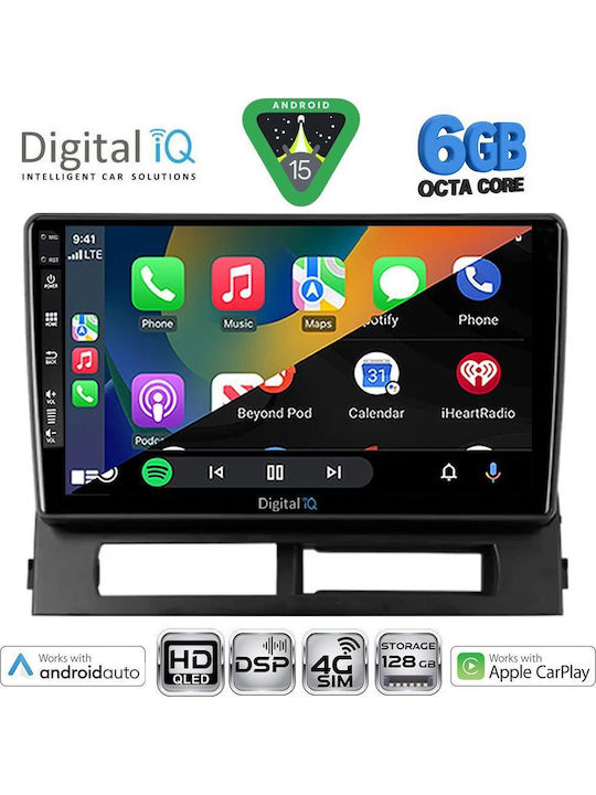 Digital IQ Car Audio System for Toyota Prius 2003-2009 Bluetooth USB WiFi GPS Apple CarPlay Android Auto with 9" Touch Screen