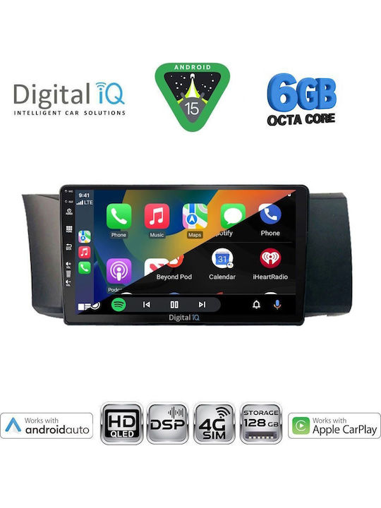 Digital IQ Car Audio System for Toyota GT86 Subaru BRZ 2012-2026 Bluetooth USB Wi-Fi GPS Apple CarPlay Android Auto with 9 Inch Touch Screen
