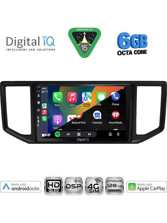Digital IQ Car Audio System for Volkswagen Crafter 2017 (Bluetooth/USB/WiFi/GPS/Apple CarPlay/Android Auto) with 10" Touch Screen