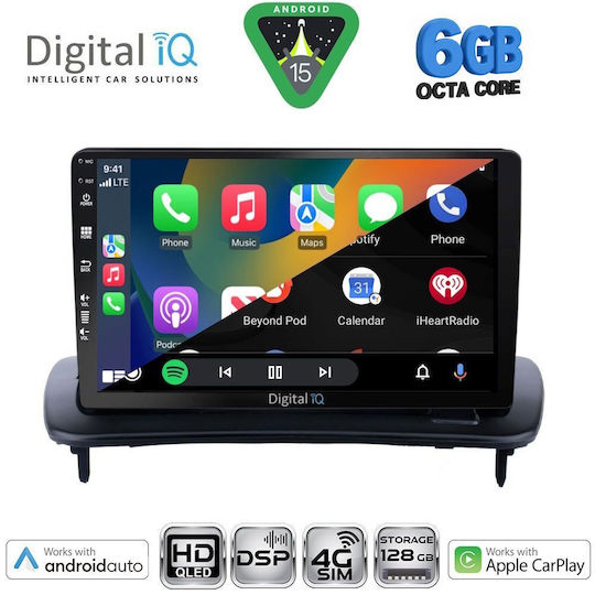 Digital IQ Ηχοσύστημα Αυτοκινήτου για Volvo C30 / S40 2004-2013 (Bluetooth/USB/WiFi/GPS/Apple-Carplay/Android-Auto) με Οθόνη Αφής 9"