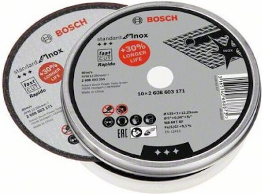 Bosch Диск за рязане на метал 10бр