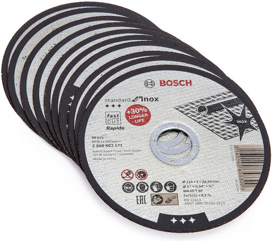 Bosch Диск за рязане на метал 10бр
