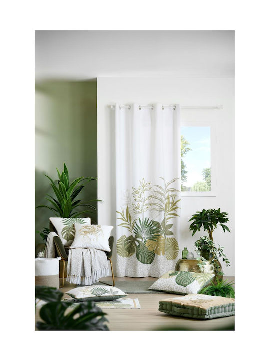 Curtain With Grommets Green 140x260cm