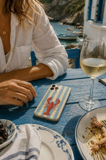 Salt & Stripe Collection Catch Case Google Pixel 7a 5g Flexible TPU Transparent Silicone