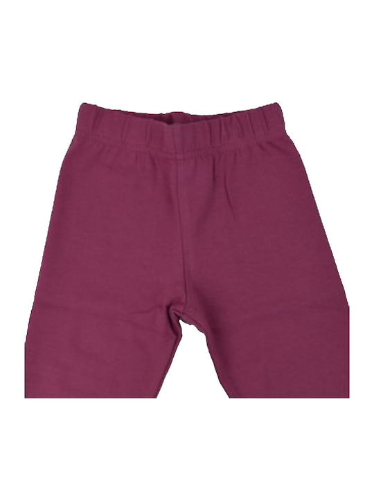 Kinder Leggings Lang D.pink