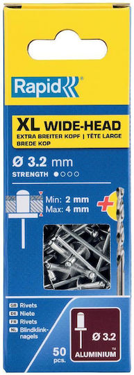 Клипсове Алуминий M3.2x8mm